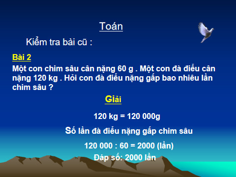 Bài giảng điện tử lớp 5 môn Toán