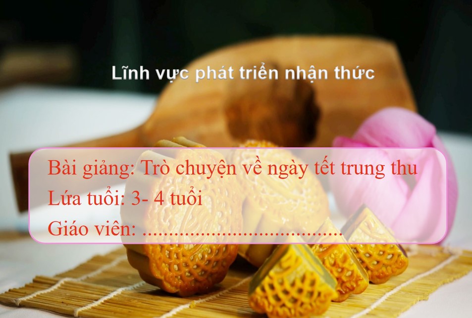 Mẫu giáo án PowerPoint Tết trung thu