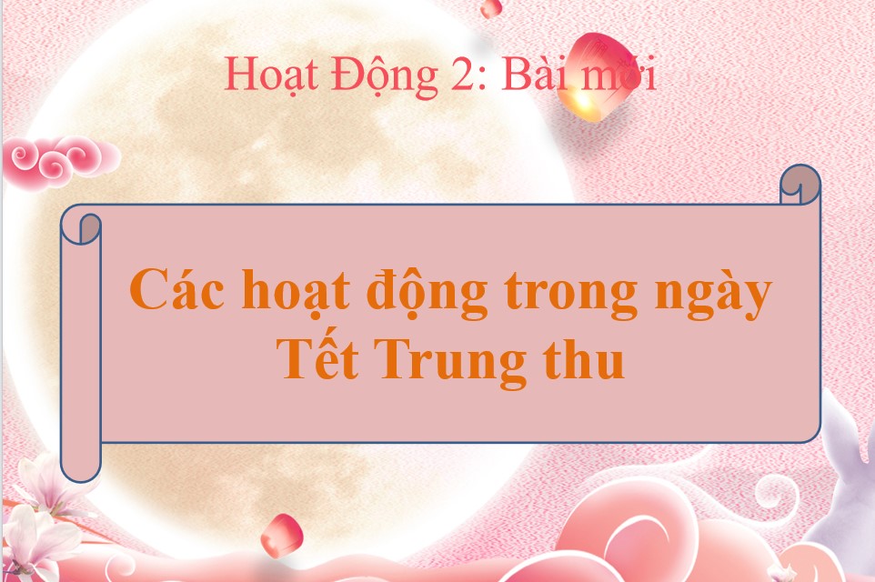Mẫu giáo án PowerPoint Tết trung thu
