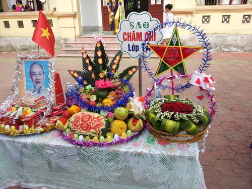 Mẫu biểu điểm chấm mâm cỗ Trung thu