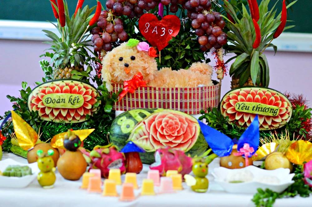 Mẫu biểu điểm chấm mâm cỗ Trung thu