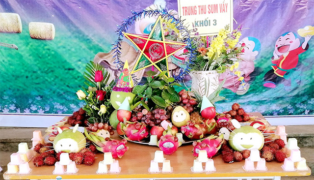 Mẫu biểu điểm chấm mâm cỗ Trung thu