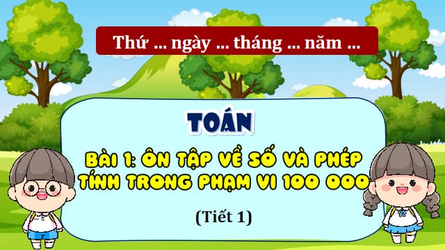 Giáo án PowerPoint Toán 4 Cánh diều