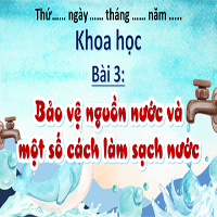 Giáo án Powerpoint Khoa học 4 Cánh Diều (Tuần 1-34)