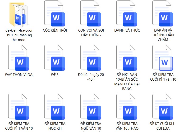 Trọn bộ đề kiểm tra Ngữ văn 10 Cánh Diều kì 1, kì 2