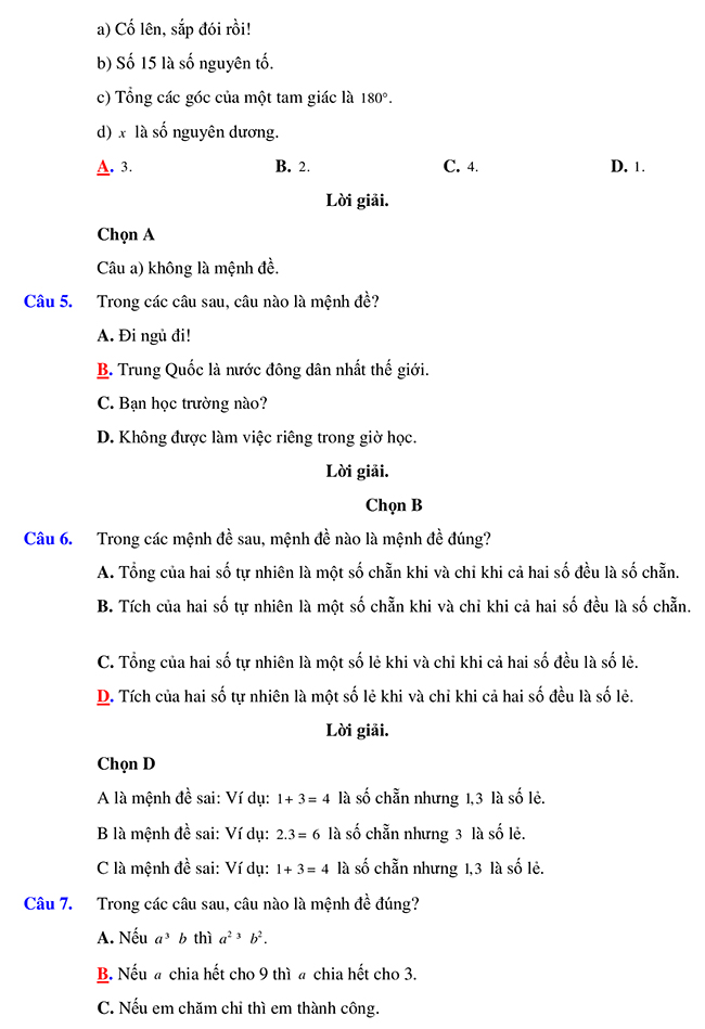File trắc nghiệm Toán 10 có đáp án