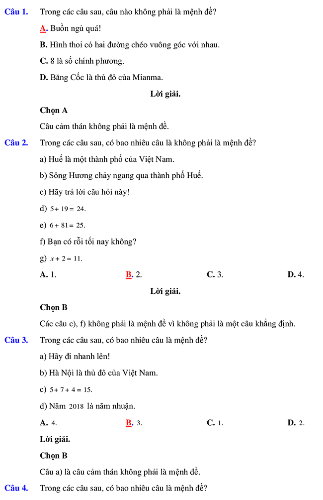 File trắc nghiệm Toán 10 có đáp án