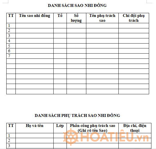 Sổ nhi đồng hoàn chỉnh năm học 2023 - 2024