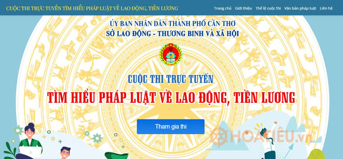 Cuộc thi trực tuyến Tìm hiểu pháp luật về lao động, tiền lương