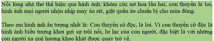 Nỗi lòng nhà thơ được thể hiện qua những hình ảnh nào trong bốn câu thơ cuối?
