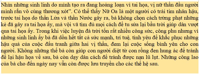 Soạn Văn 10 Cánh Diều tập 1 bài Nữ Oa 