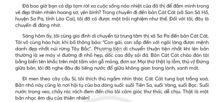 Viết bài văn kể lại một chuyến đi đáng nhớ của em