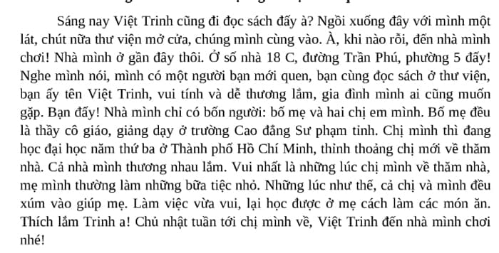 Kể về gia đình em của học sinh