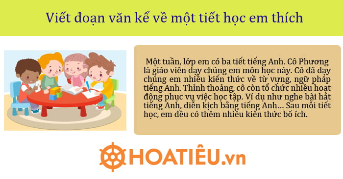 kể về tiết học Toán em yêu thích