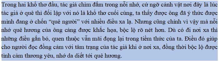 Soạn bài Tự đánh giá Quê người