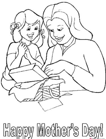 Tranh tô màu tặng mẹ