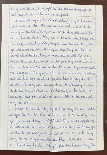 Viết thư gửi mẹ