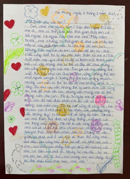 Viết thư cho mẹ	