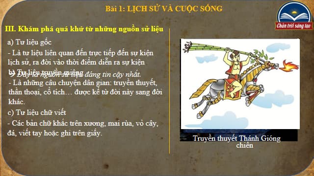 Giáo án PowerPoint Lịch sử 6 Chân trời sáng tạo