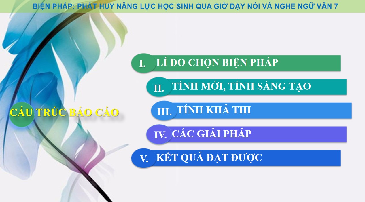 Báo cáo SKKN ngữ văn 7 PPt