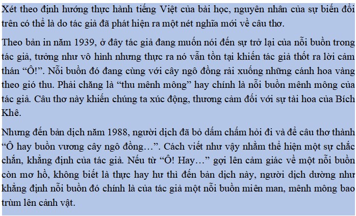 Soạn bài Thực hành tiếng Việt 11 trang 65 tập 1 Kết nối 