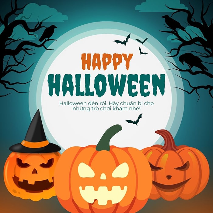 Thiệp chúc mừng Halloween 2023