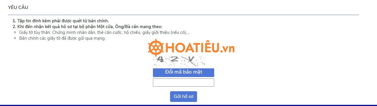 Các bước đăng ký hộ tịch online