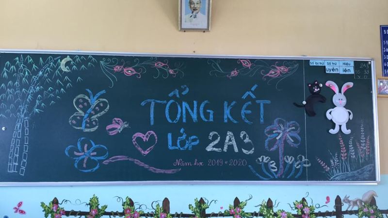 Trang trí lớp dịp tổng kết cuối năm học 