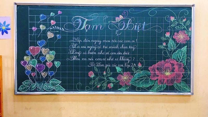 Trang trí lớp dịp tổng kết cuối năm học 