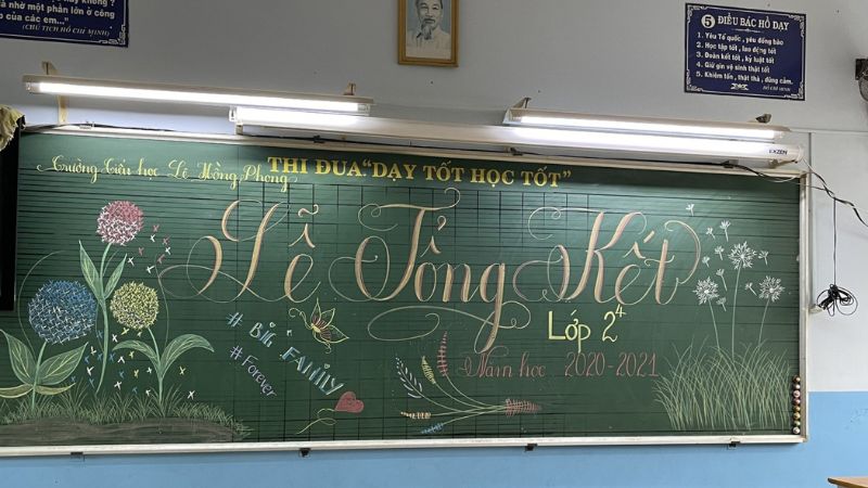 Trang trí lớp dịp tổng kết cuối năm học 