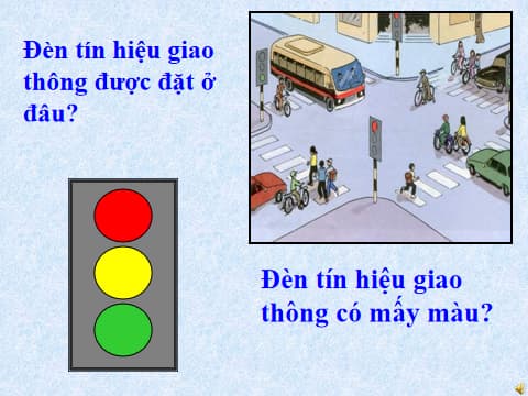 Giáo án Powerpoint STEM Cột đèn giao thông Lớp 1