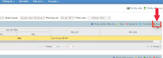 Mẫu phiếu điều tra phổ cập giáo dục - chống mù chữ