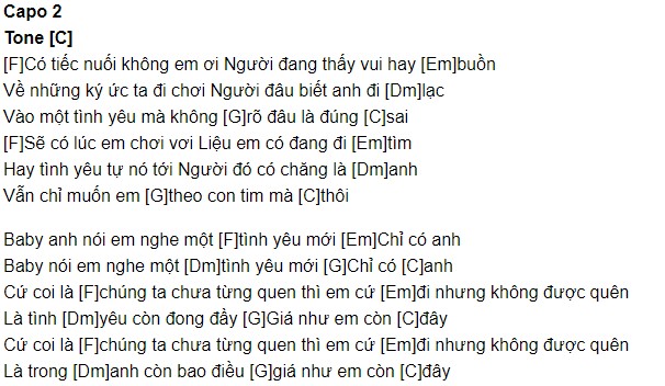 Hợp âm Từng Quen Wren Evans