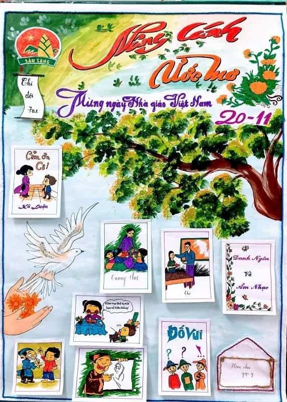 Truyện ngắn đăng báo tường ngày 20-11