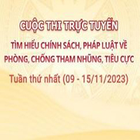 Đáp án thi trực tuyến Tìm hiểu chính sách, pháp luật về phòng chống tham nhũng, tiêu cực năm 2024