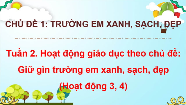 Giáo án Powerpoint Hoạt động trải nghiệm 4 Cánh Diều