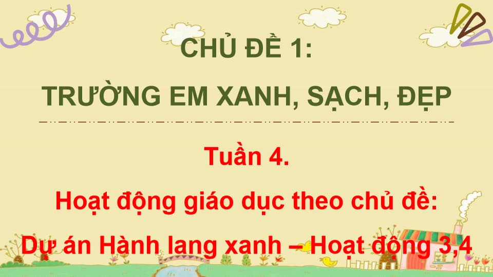 Giáo án Powerpoint HĐTN lớp 4 Cánh Diều