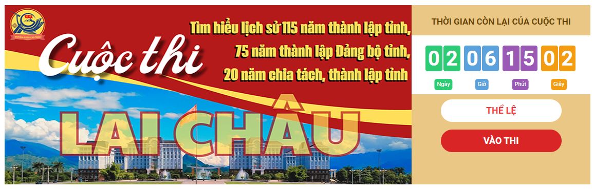 Đáp án cuộc thi trực tuyến Tìm hiểu lịch sử Lai Châu năm 2023
