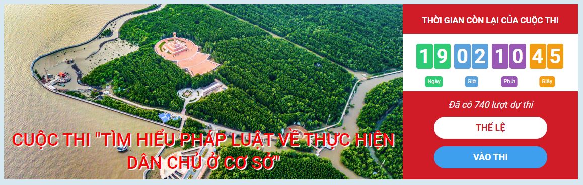 Đáp án thi Tìm hiểu pháp luật về thực hiện dân chủ ở cơ sở Cà Mau 