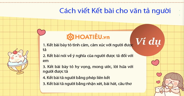 Cách viết Kết bài cho văn tả người