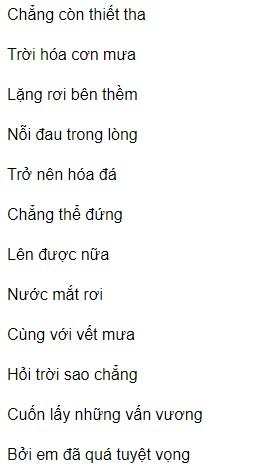 Duyên Do Trời Phận Tại Lời