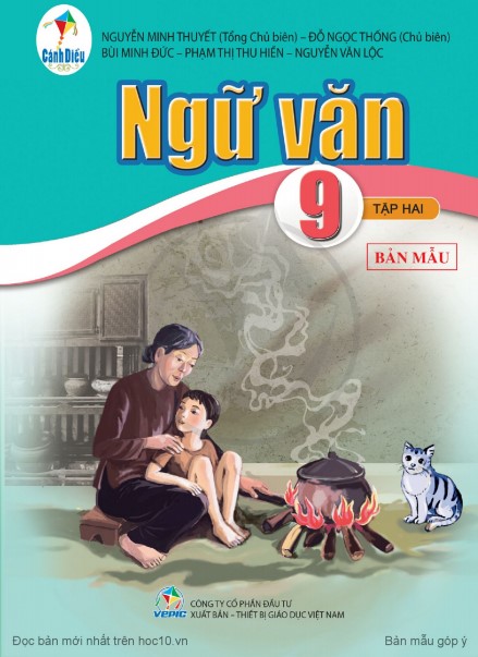 Nội dung bản mẫu SGK lớp 9 môn Ngữ văn Cánh Diều tập 2