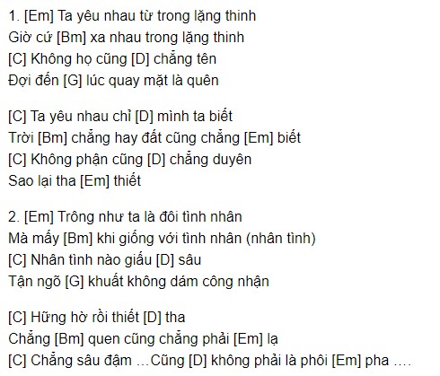 Tất Cả Hoặc Không Là Gì Cả Hợp âm chuẩn 