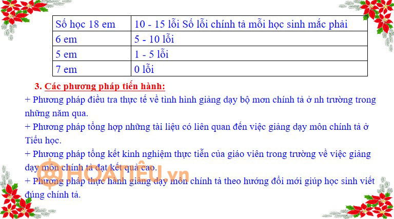 Powerpoint thuyết trình Một số biện pháp giúp học sinh giảm bớt lỗi chính tả Lớp 3