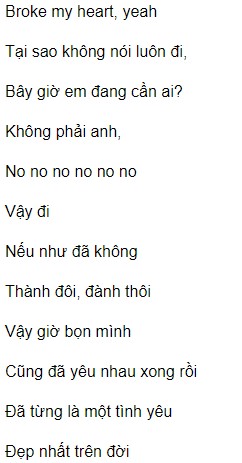 Lần này thì anh chịu đựng thua thiệt em rồi lyric