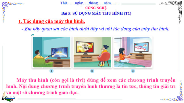  Bài giảng điện tử Công nghệ lớp 3 Kết nối tri thức