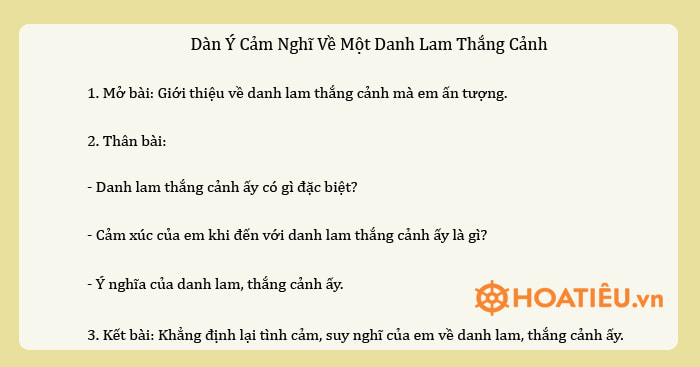 Viết đoạn văn 5-7 câu nêu cảm nghĩ của em về một danh lam thắng cảnh