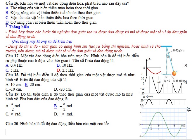 Đề cương tham khảo ôn tập cuối kì Vật lí 11 KNTT