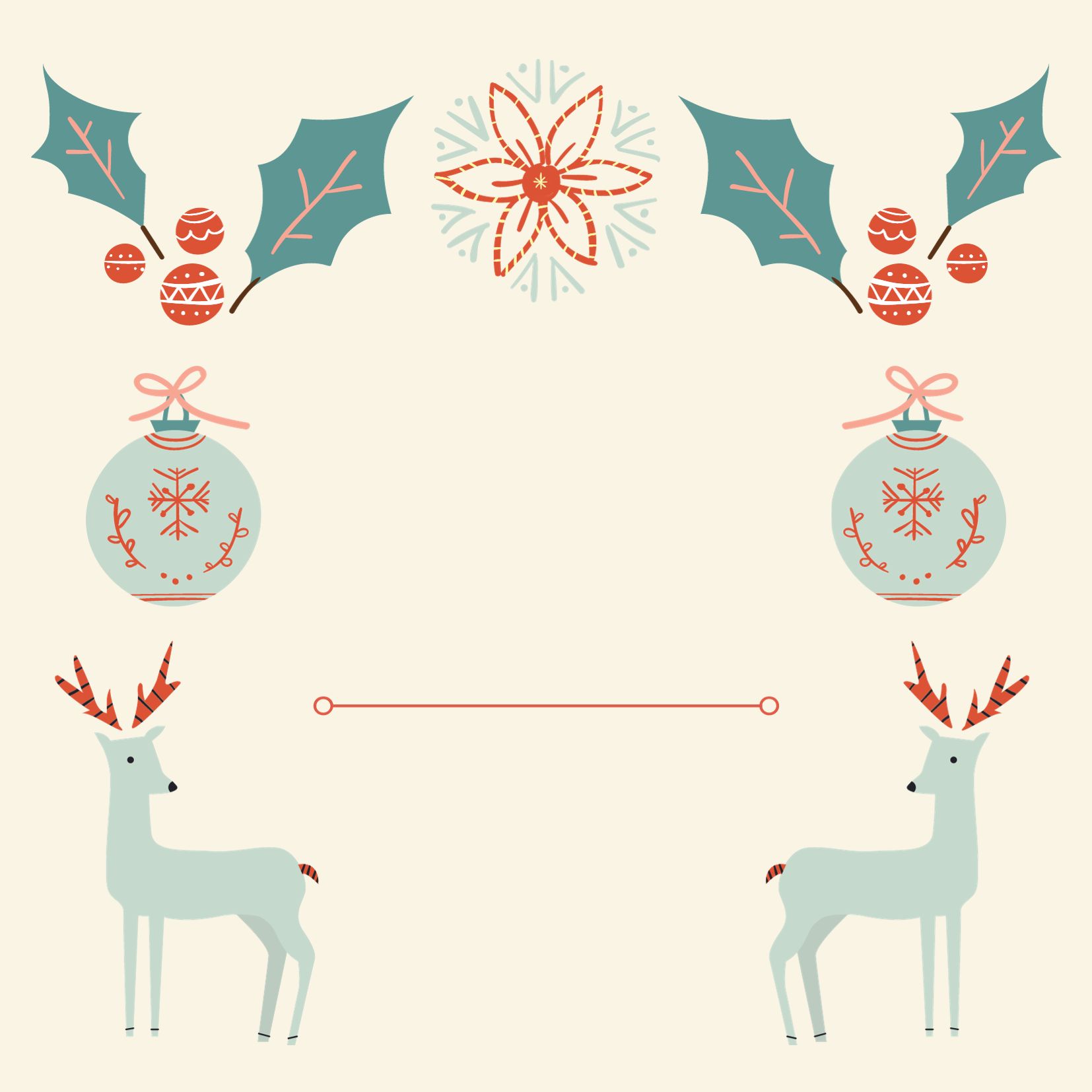 Giấy mời dự tiệc Giáng sinh đẹp