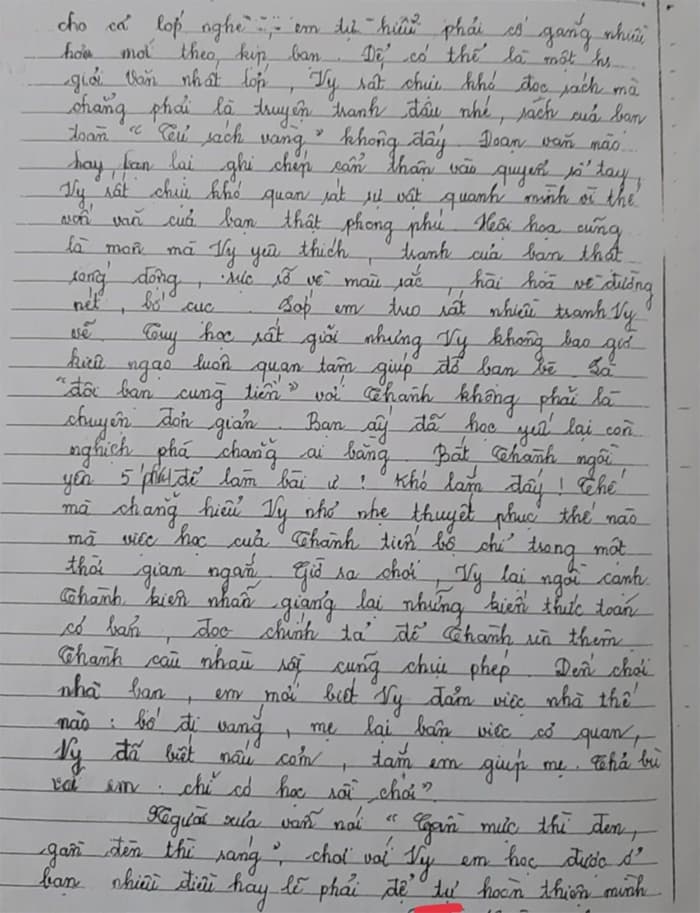 Văn tả bạn thân lớp 5